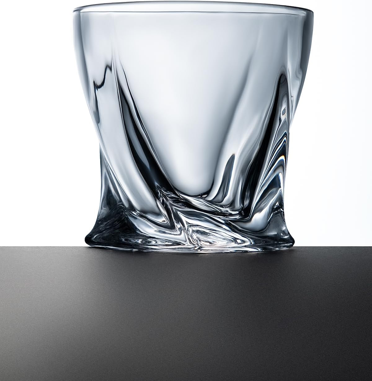 Whiskey Glasses - 10 OZ Premium Shaped Scotch Glasses Set of 4,Glassware Set,Tumblers for Drinking Bourbon Whiskey, Cognac, Irish Whisky,Vintage Elegant Whiskey Glass