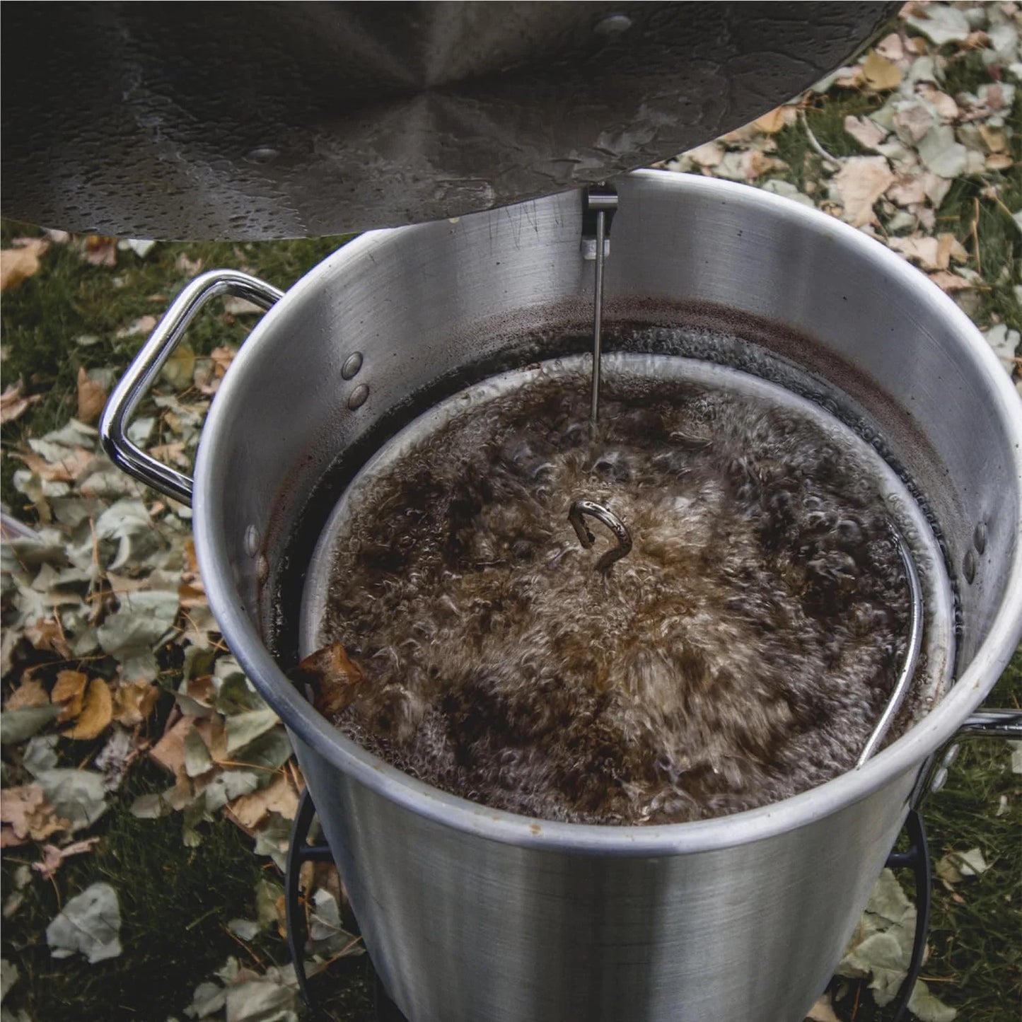 Stainless Steel Stockpot with Basket - 64Qt Stock Pot with Lid and Reinforced Bottom
