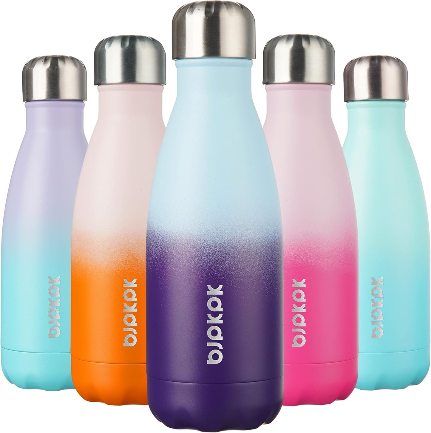 17Oz Insulated Stainless Steel Water Bottles,Sports Water Bottles Keep Cold for 24 Hours and Hot for 12 Hours,Bpa Free for Travel,Brick Red