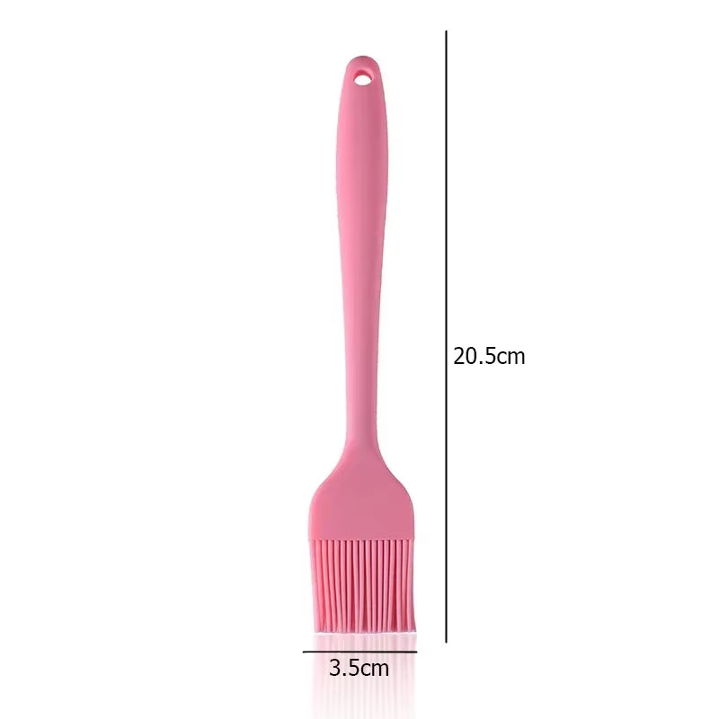 Silicone Barbeque Brush Cooking BBQ Basting Brush Upgrade Heat Resistant Pastry Brushes Oil Brush Cooking Baking and Grilling