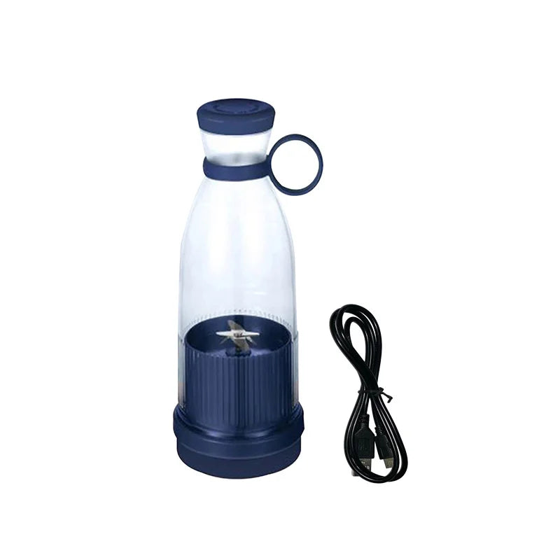 Rechargeable Mixers Fresh Fruit Juicers Blue/Pink Usb Portable Juicers Bottle Mini Fast Electric Portable Blender Smoothie