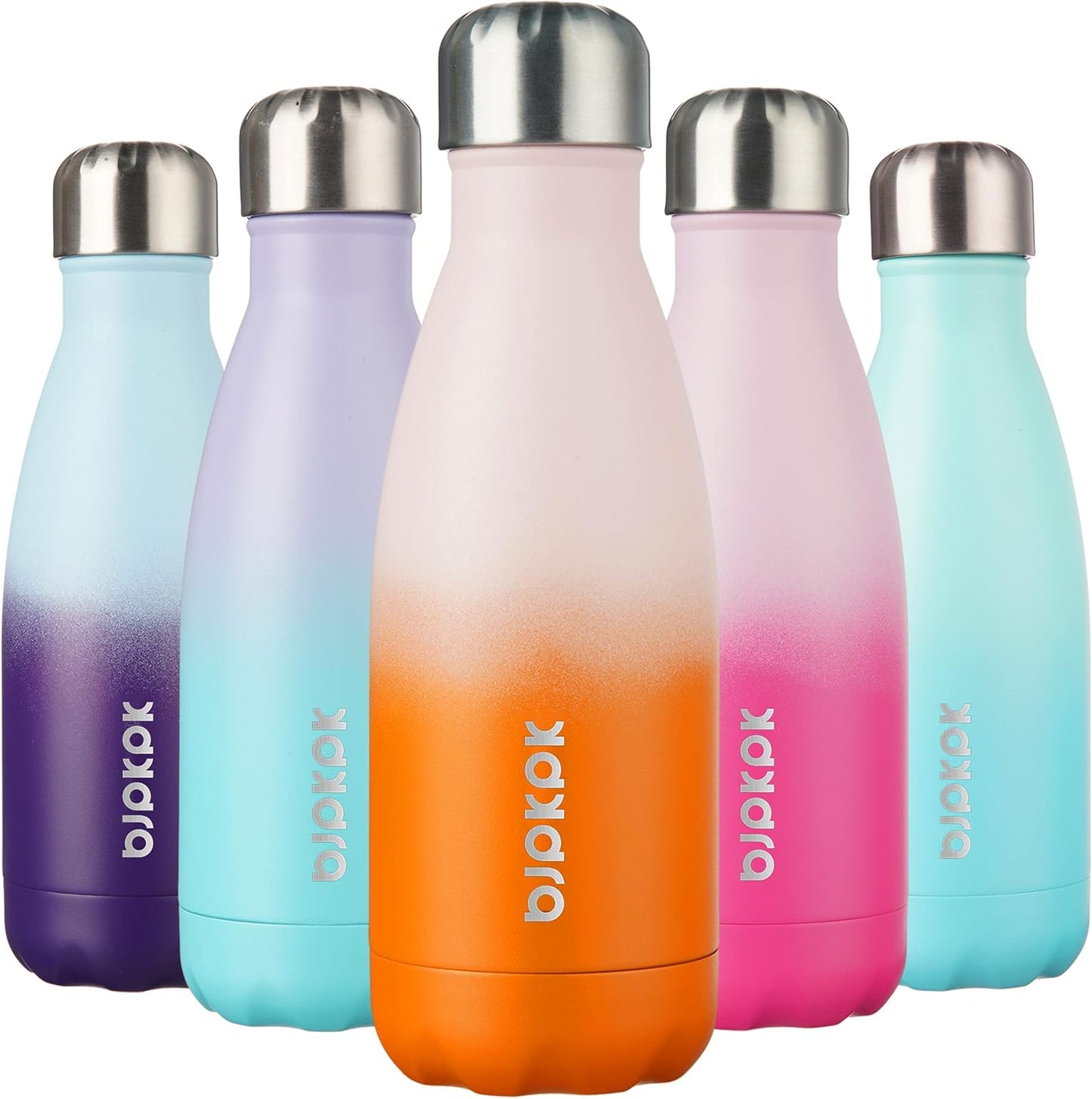 17Oz Insulated Stainless Steel Water Bottles,Sports Water Bottles Keep Cold for 24 Hours and Hot for 12 Hours,Bpa Free for Travel,Goldenrod