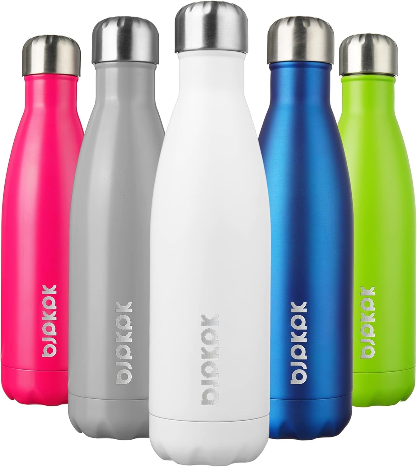 17Oz Insulated Stainless Steel Water Bottles,Sports Water Bottles Keep Cold for 24 Hours and Hot for 12 Hours,Bpa Free for Travel,Brick Red