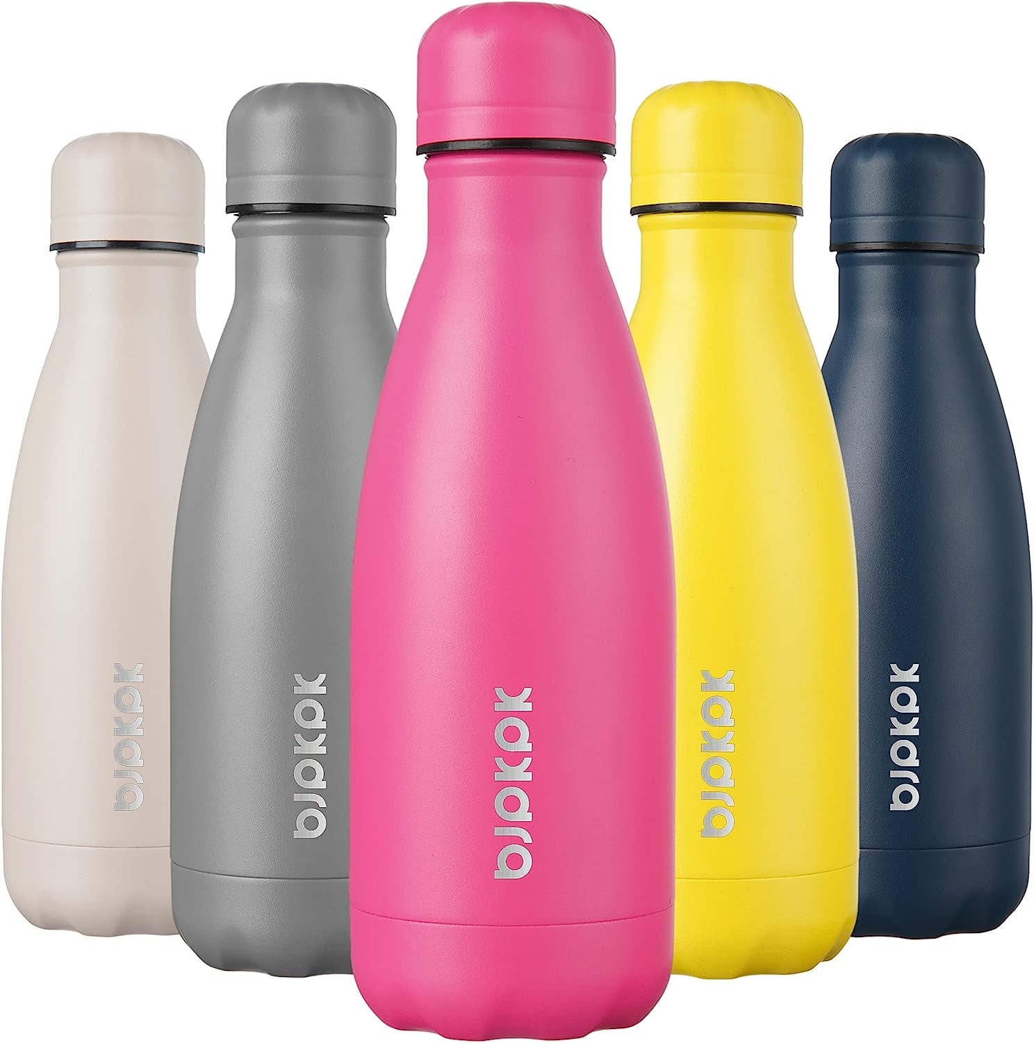 17Oz Insulated Stainless Steel Water Bottles,Sports Water Bottles Keep Cold for 24 Hours and Hot for 12 Hours,Bpa Free for Travel,Goldenrod
