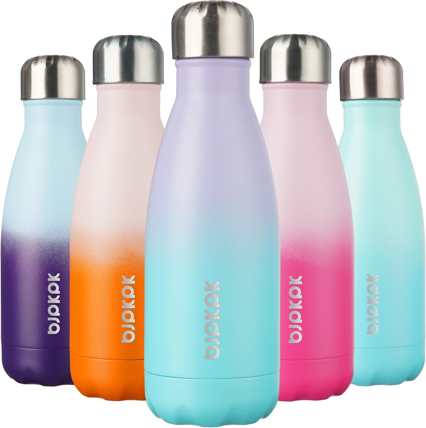 17Oz Insulated Stainless Steel Water Bottles,Sports Water Bottles Keep Cold for 24 Hours and Hot for 12 Hours,Bpa Free for Travel,Brick Red