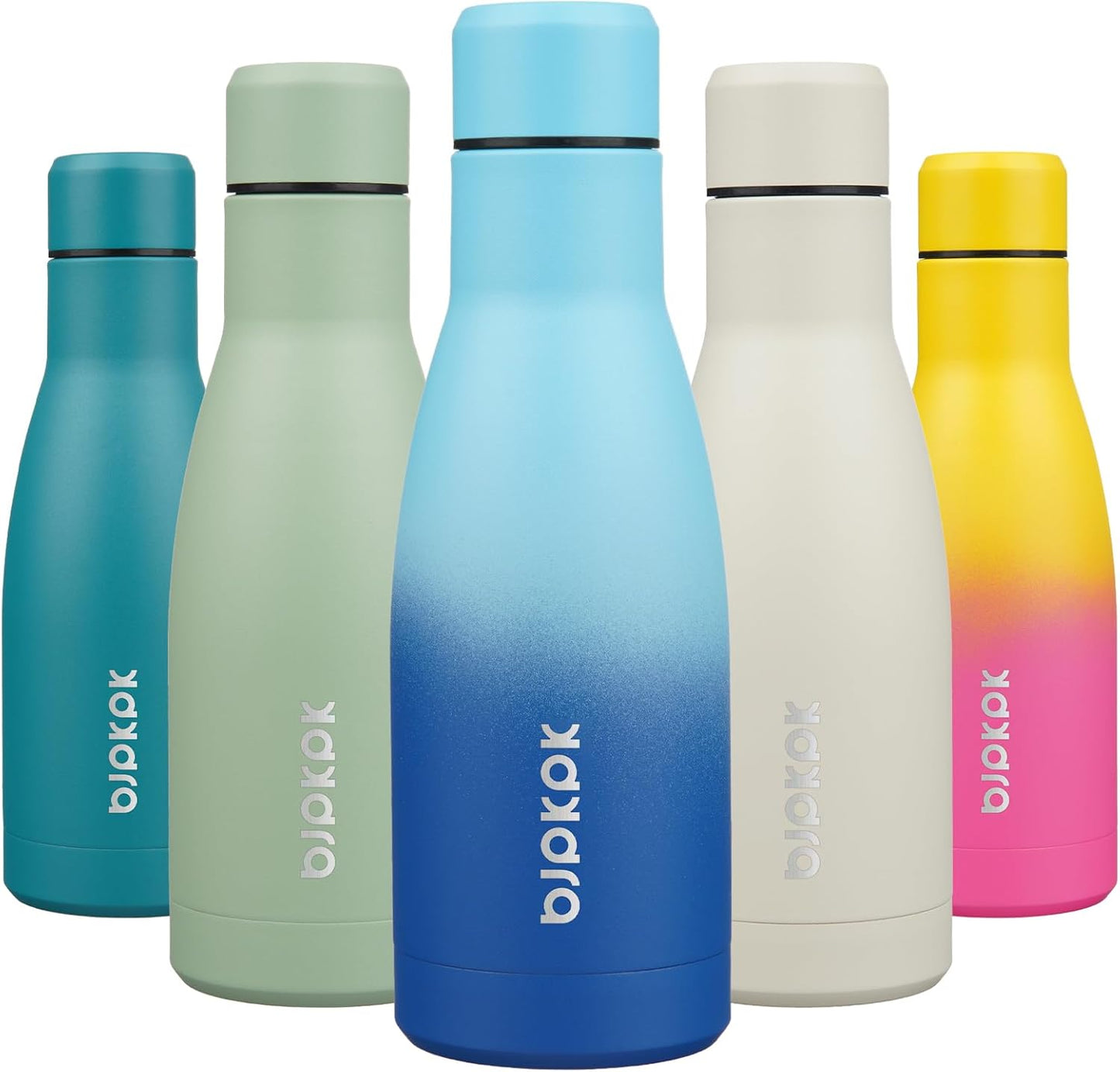 17Oz Insulated Stainless Steel Water Bottles,Sports Water Bottles Keep Cold for 24 Hours and Hot for 12 Hours,Bpa Free for Travel,Goldenrod