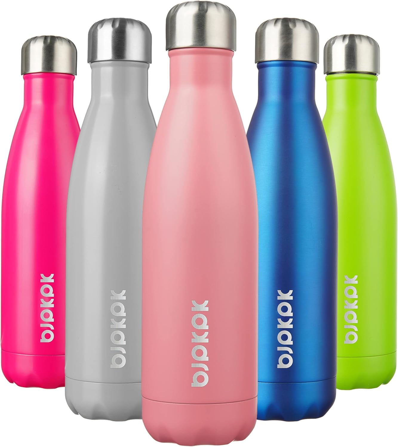 17Oz Insulated Stainless Steel Water Bottles,Sports Water Bottles Keep Cold for 24 Hours and Hot for 12 Hours,Bpa Free for Travel,Goldenrod