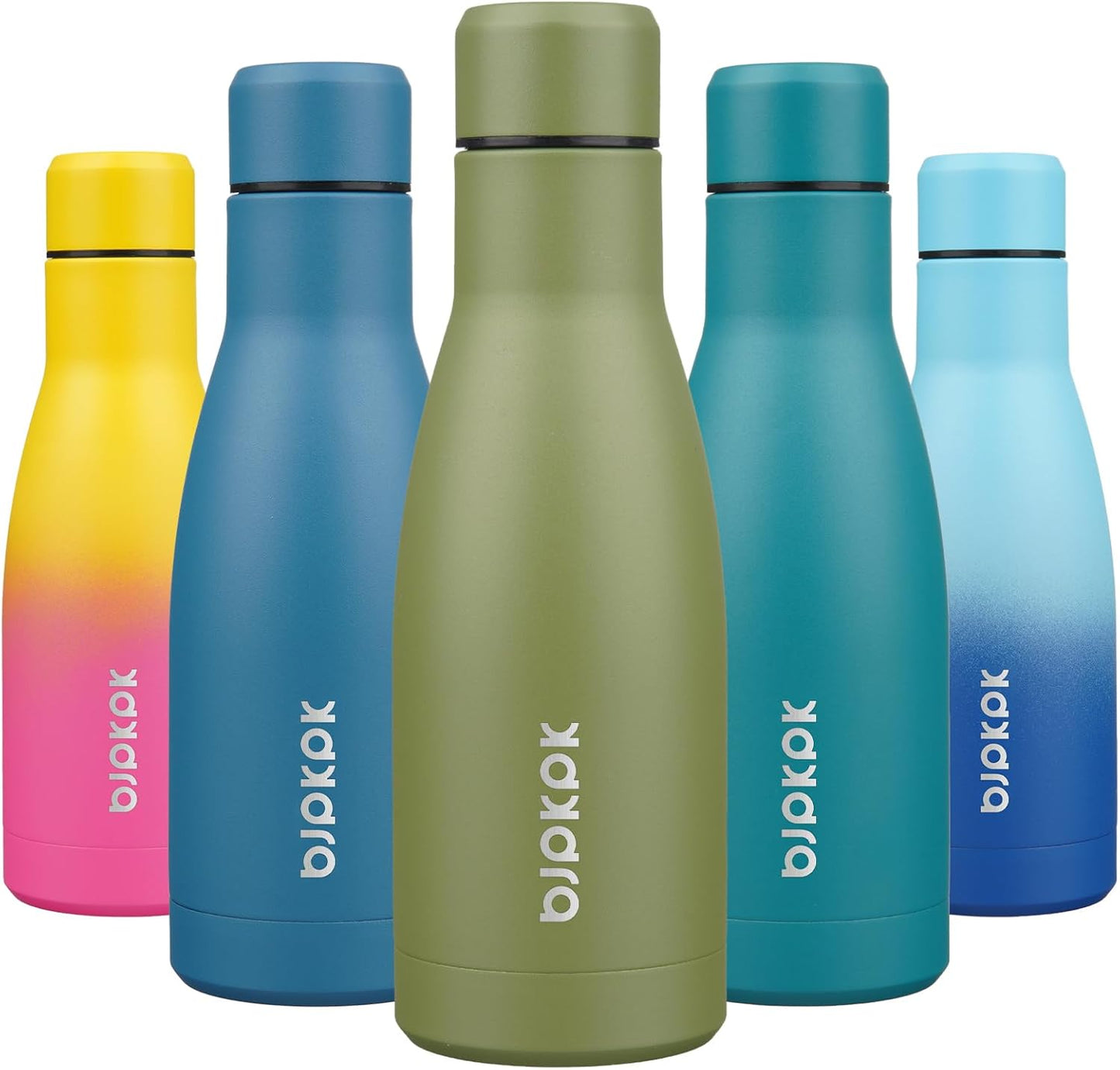 17Oz Insulated Stainless Steel Water Bottles,Sports Water Bottles Keep Cold for 24 Hours and Hot for 12 Hours,Bpa Free for Travel,Goldenrod