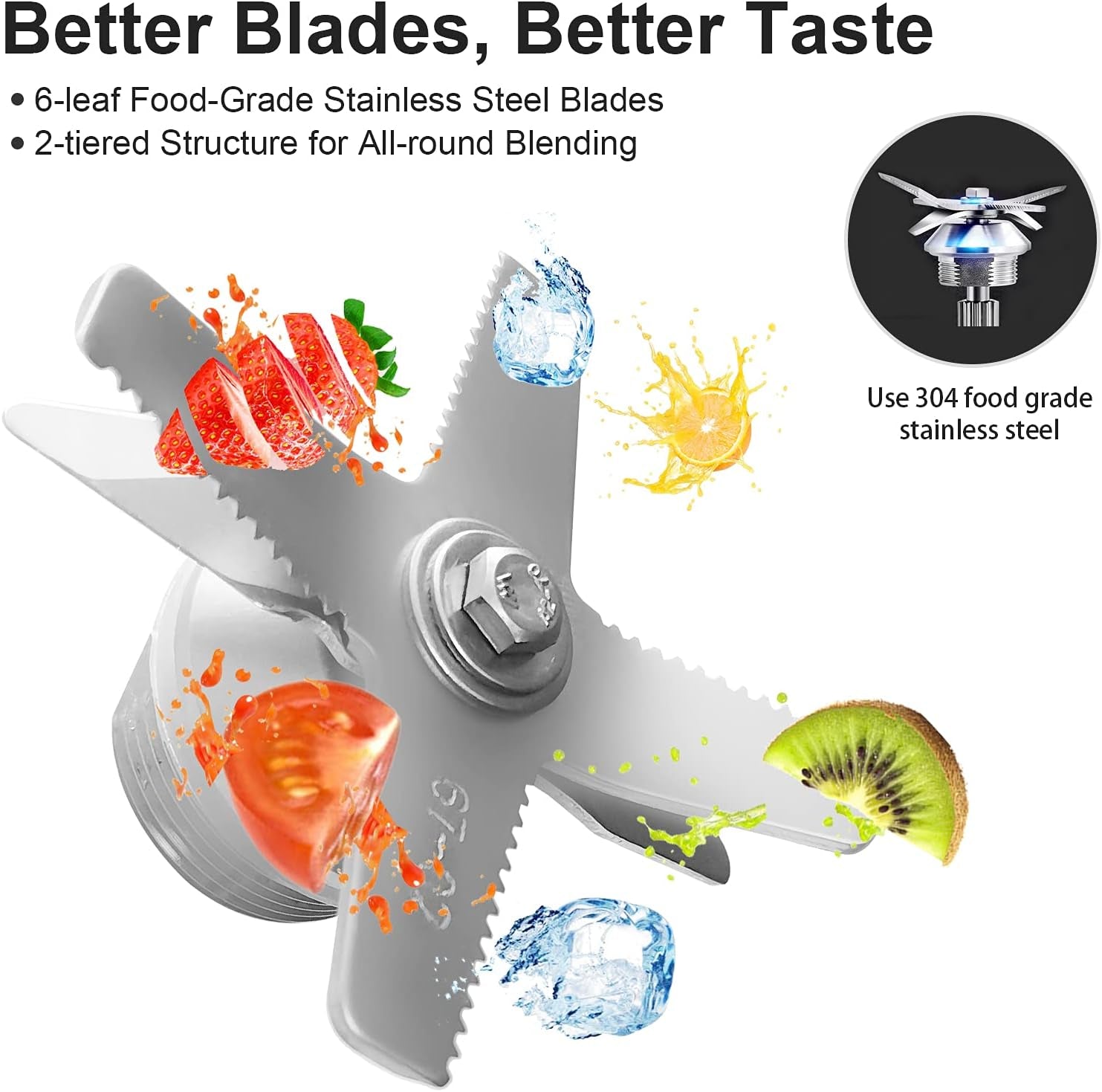 Professional Blender,1500 Watt Commercial Blenders for Kitchen with 70Oz Capacity and Self-Cleaning, Classic Blenders for Shakes and Smoothies, Build-In Pulse, YL-010-B