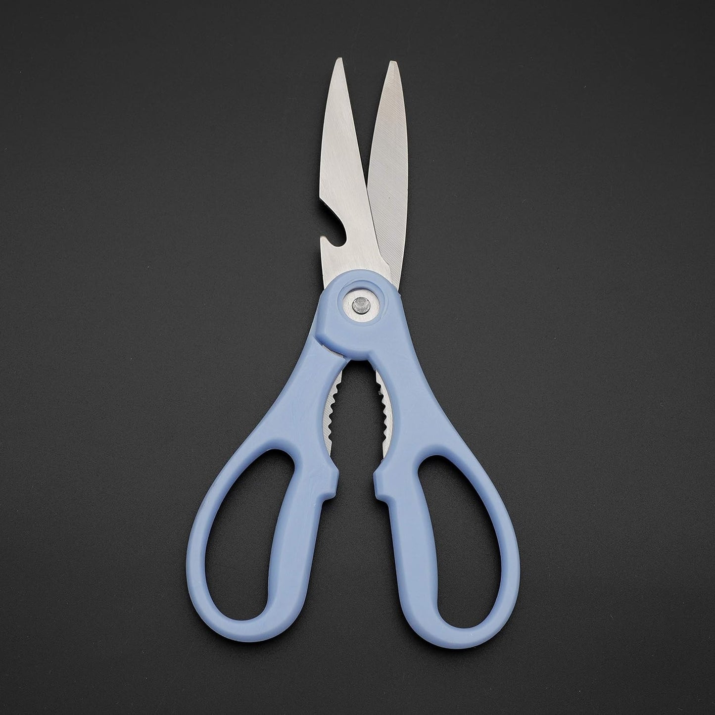 Kitchen Scissors for General Use Woman Kitchen Accessories Shears Heavy Duty Cooking Shears Left Handed Black Scissors Adults Sharp Utility Siccors for Food(B,1)