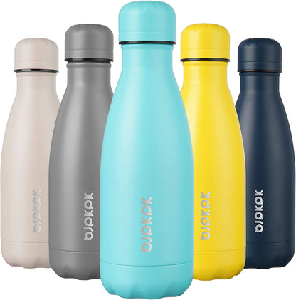 17Oz Insulated Stainless Steel Water Bottles,Sports Water Bottles Keep Cold for 24 Hours and Hot for 12 Hours,Bpa Free for Travel,Brick Red