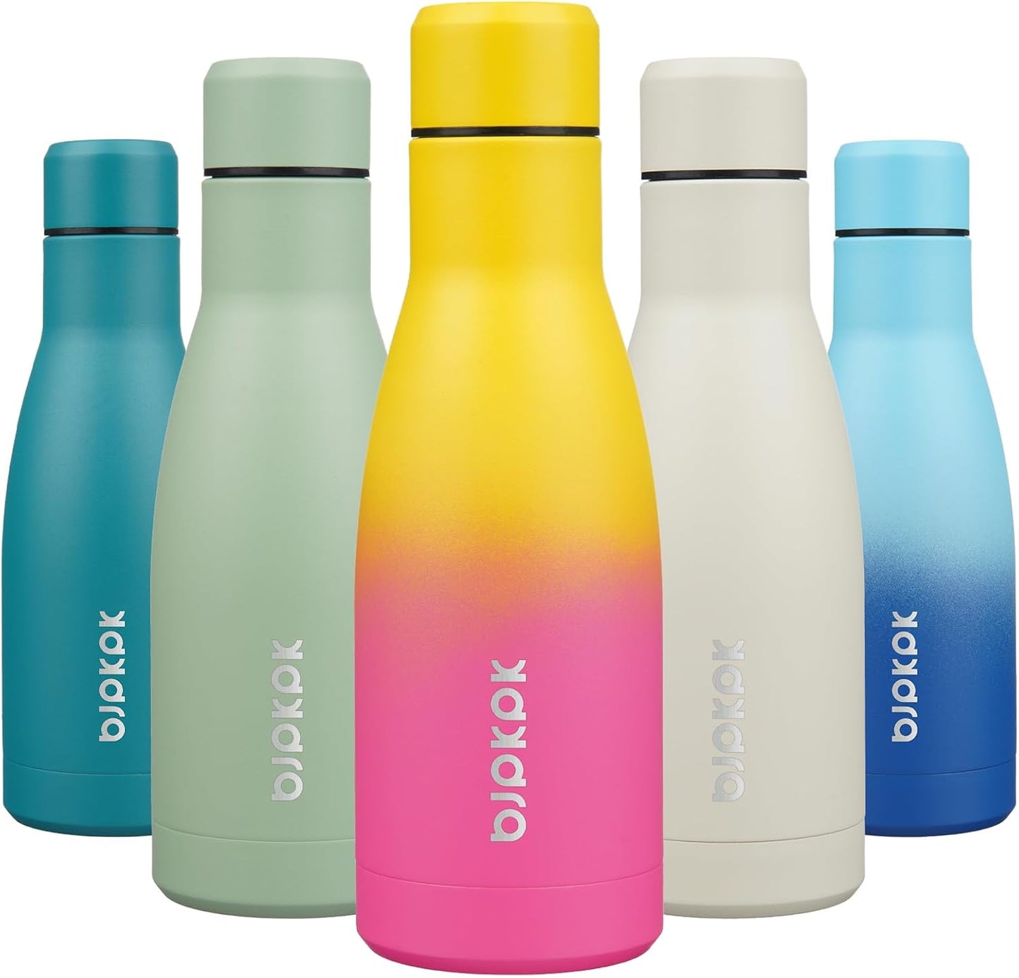 17Oz Insulated Stainless Steel Water Bottles,Sports Water Bottles Keep Cold for 24 Hours and Hot for 12 Hours,Bpa Free for Travel,Goldenrod