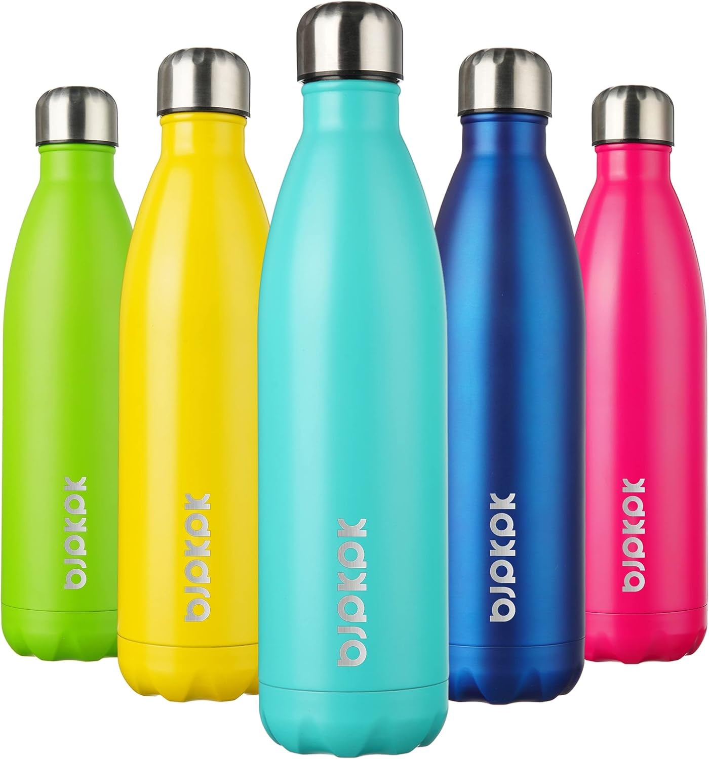 17Oz Insulated Stainless Steel Water Bottles,Sports Water Bottles Keep Cold for 24 Hours and Hot for 12 Hours,Bpa Free for Travel,Goldenrod