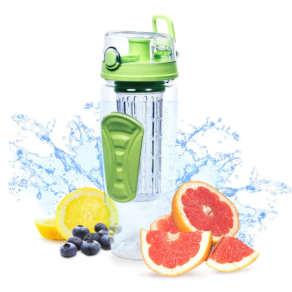 Evogreen NEW 32Oz Fruit Infuser Water Bottle, BPA Free