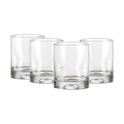 Lyra 12.5 Oz Glass Drinking Glasses Set, 4-Piece