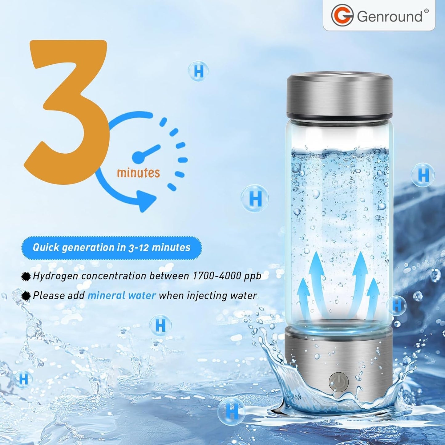 Hydrogen Water Bottles,Hydroh