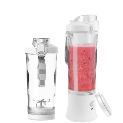 Portable Multifunction Mixer USB Rechargeable Electric Juicer 600Ml Quick Crushing Mixer 2000Mah for Milkshakes and Juice