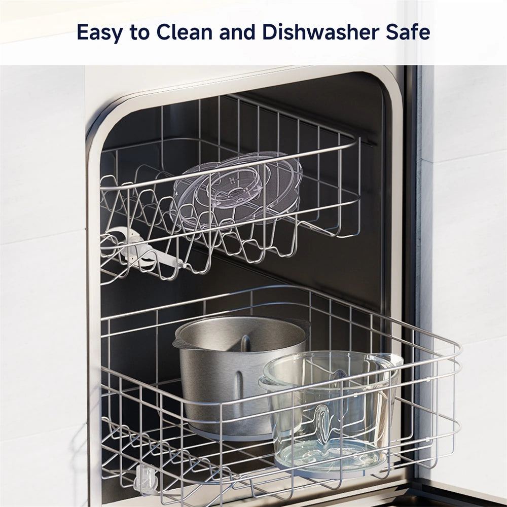 [EU Direct]  Mini Electric Food Chopper 300W Food Processors with 2 Bowls, Meat Grinder 4 Bi-Level Blades, for Baby Food, Meat, Onio Processing