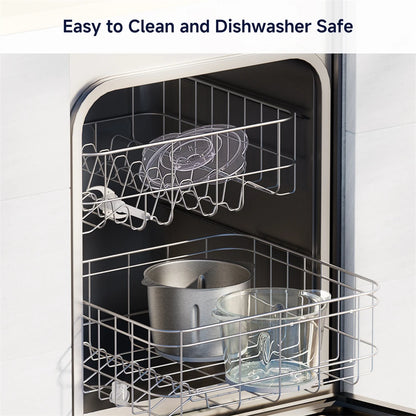 [EU Direct]  Mini Electric Food Chopper 300W Food Processors with 2 Bowls, Meat Grinder 4 Bi-Level Blades, for Baby Food, Meat, Onio Processing