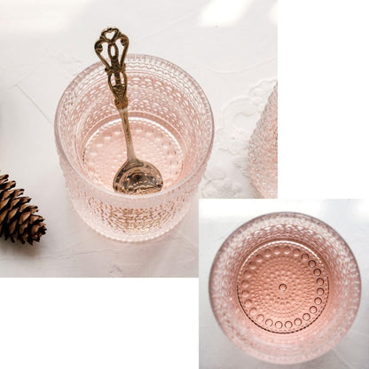 Cocktail Glasses 10 Oz Hobnail Drinking Glasses Set of 6, Vintage Glassware, NEW