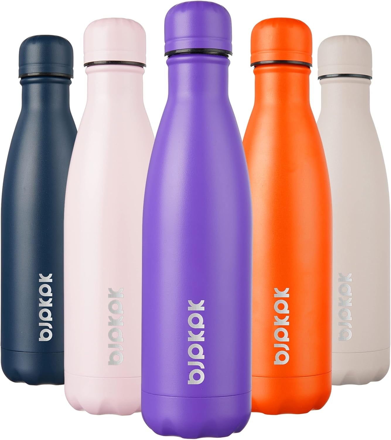 17Oz Insulated Stainless Steel Water Bottles,Sports Water Bottles Keep Cold for 24 Hours and Hot for 12 Hours,Bpa Free for Travel,Goldenrod
