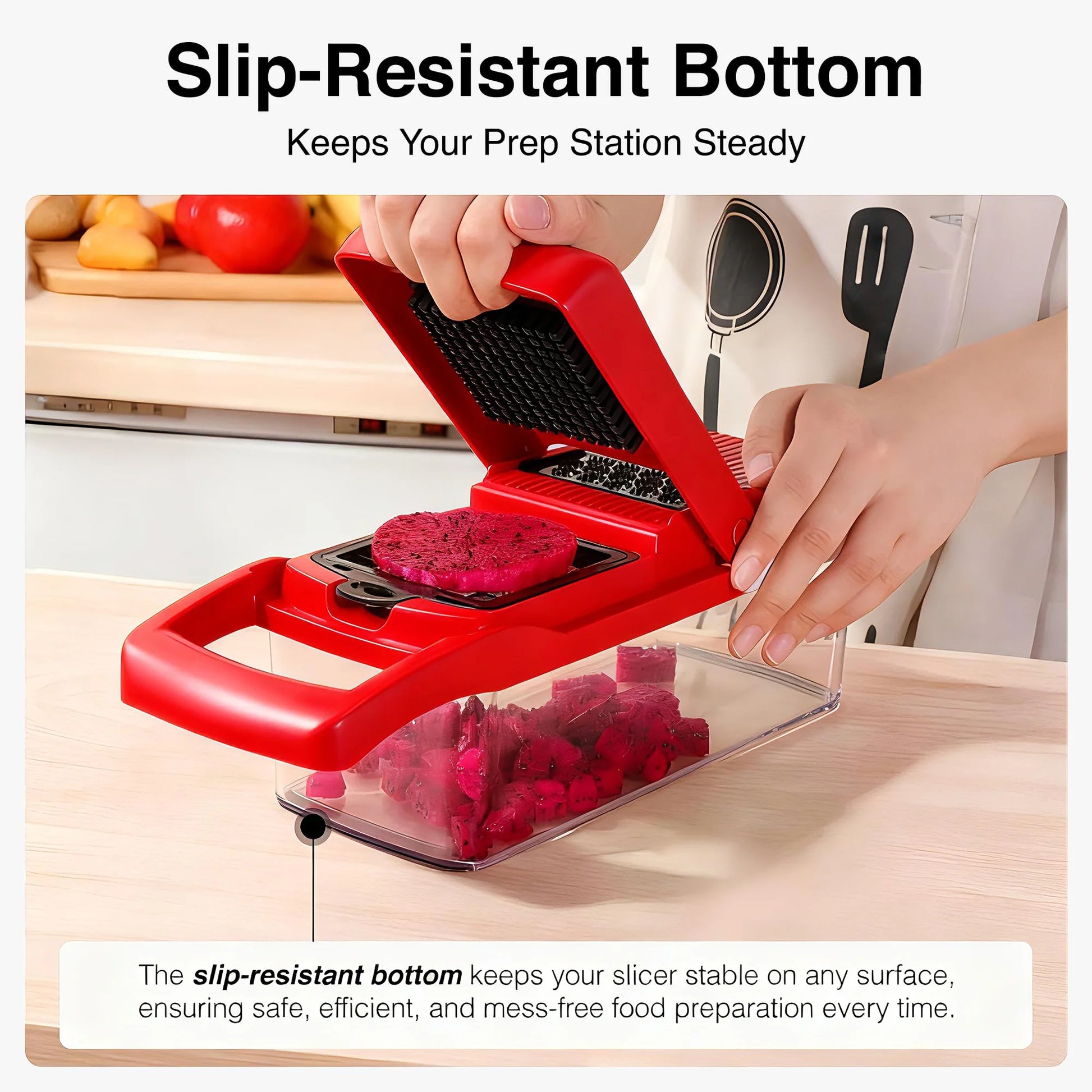 Vegetable Chopper Slicer Onion Dicer, Multi 22-In-1 Veggie Mandoline Food Cutter for Tomato Fruit with Lemon Squeezer, E-Recipe, 11 Blades, Egg Separator & Slicer, Container