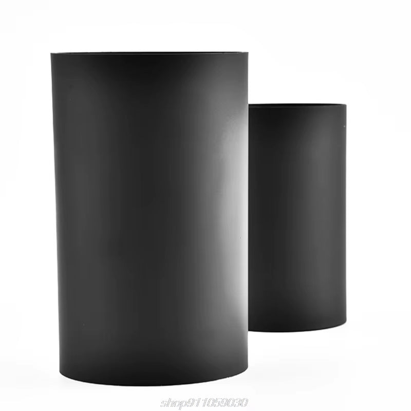Kitchen Utensil Holder Black Plastic Cylinder Storage Tableware Drying Canister Cutlery Tools J17 21 Dropship