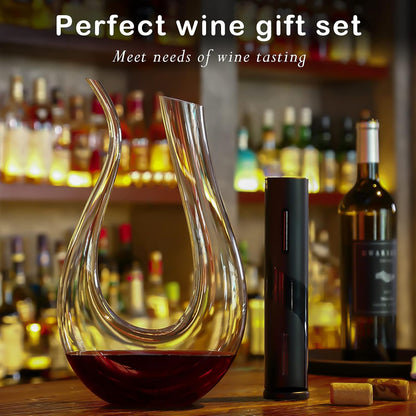 Wine Decanter by  - 50 OZ Crystal Red Wine Aerator Decanter,Wine Carafe for Home Bar,Unique Wedding Gifts and Birthday Gifts for Women