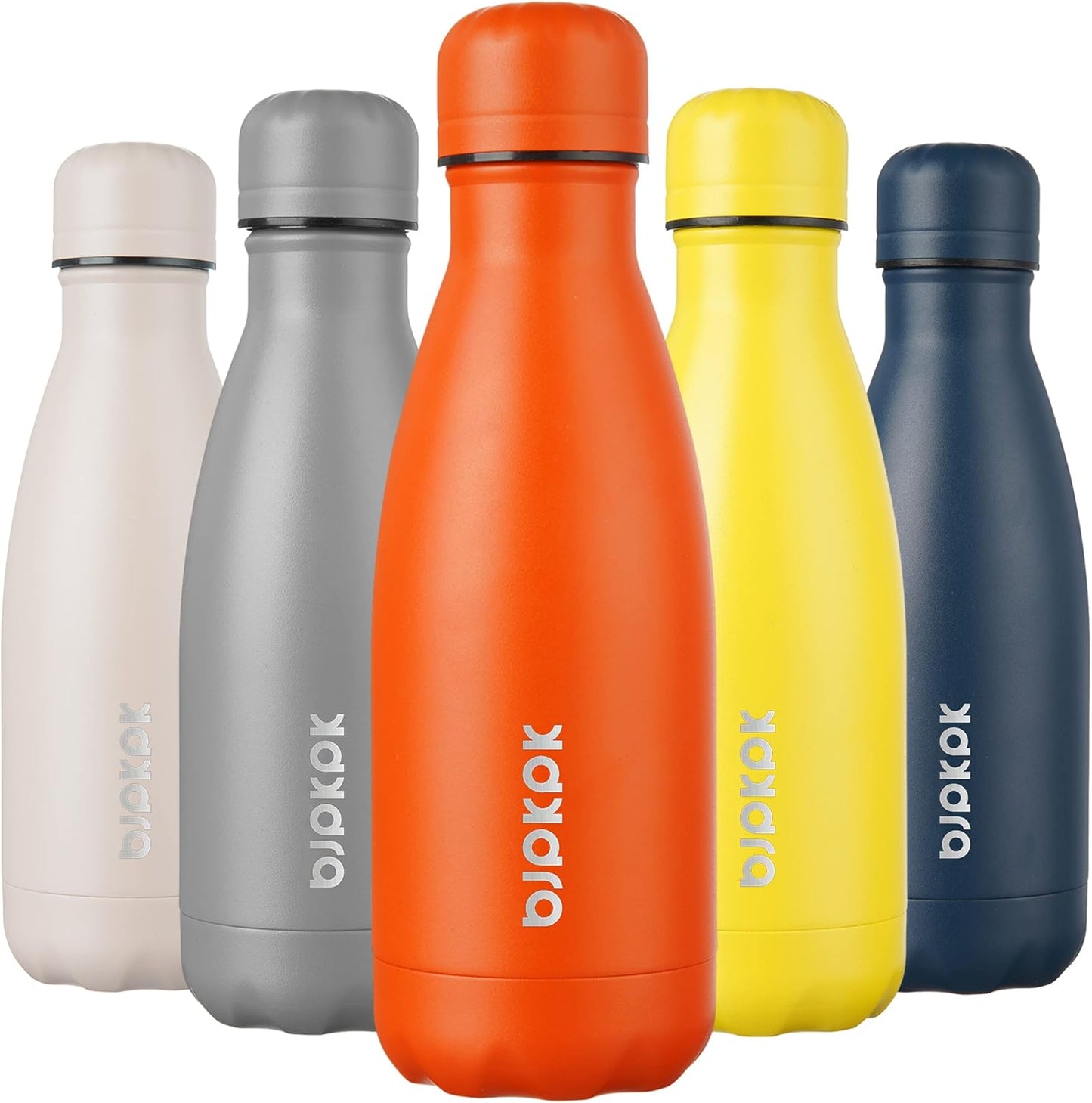 17Oz Insulated Stainless Steel Water Bottles,Sports Water Bottles Keep Cold for 24 Hours and Hot for 12 Hours,Bpa Free for Travel,Goldenrod
