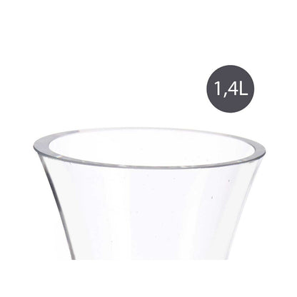 Wine Decanter Transparent Glass 1,4 L
