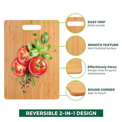 Bamboo Cutting Boards, Set of 3