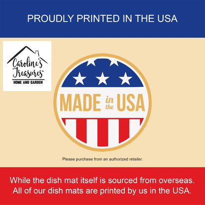 Pots and Pans Welcome Dish Drying Mat