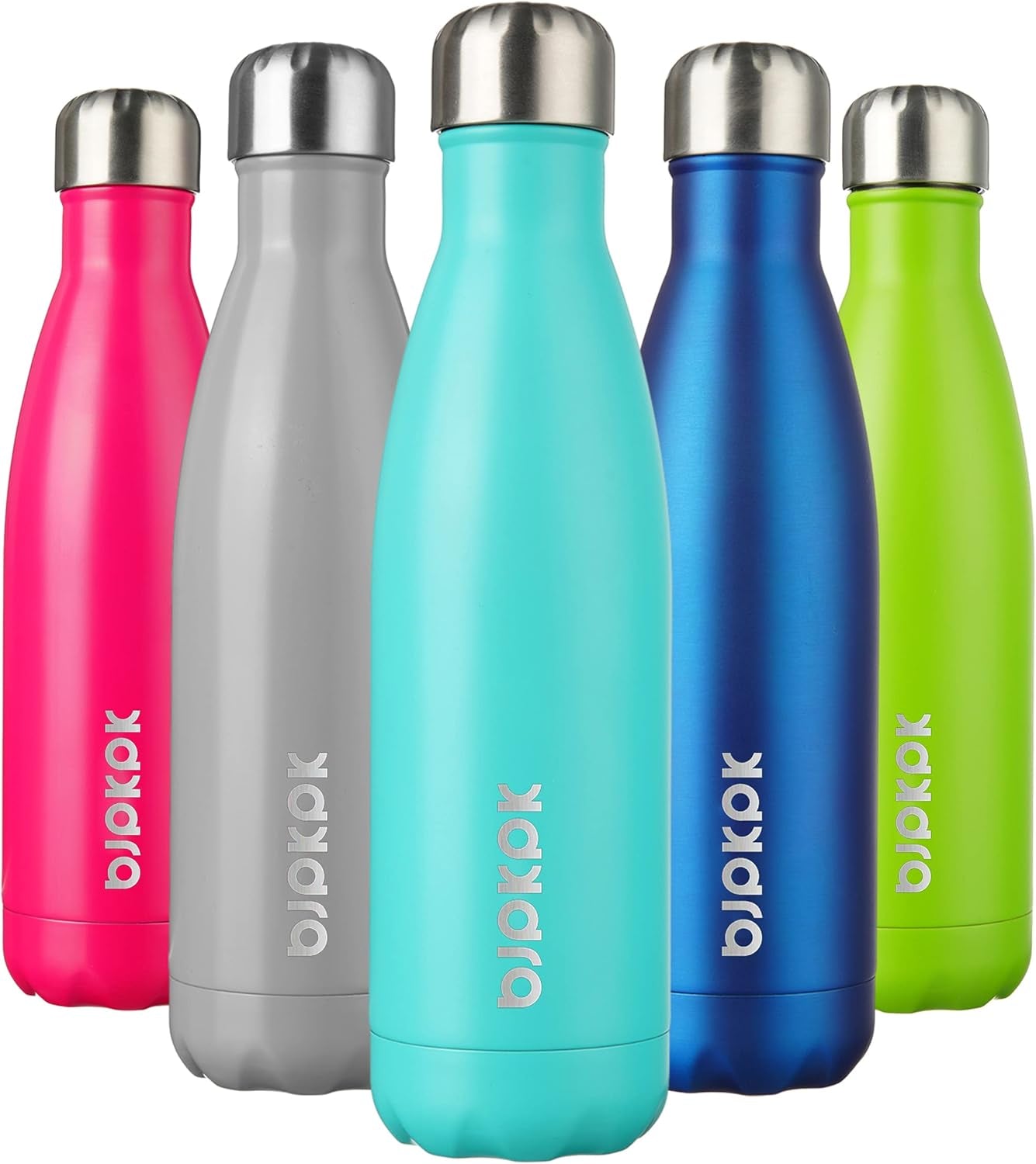 17Oz Insulated Stainless Steel Water Bottles,Sports Water Bottles Keep Cold for 24 Hours and Hot for 12 Hours,Bpa Free for Travel,Goldenrod