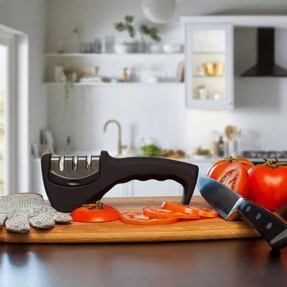 Knife Sharpener Professional Kitchen Blade Sharpening Tool Handheld System