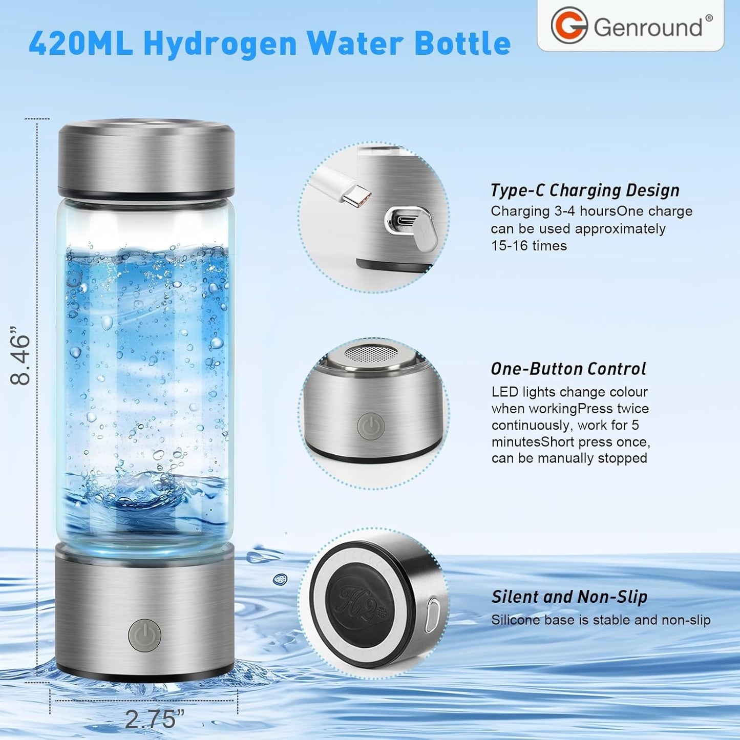 Hydrogen Water Bottles,Hydroh