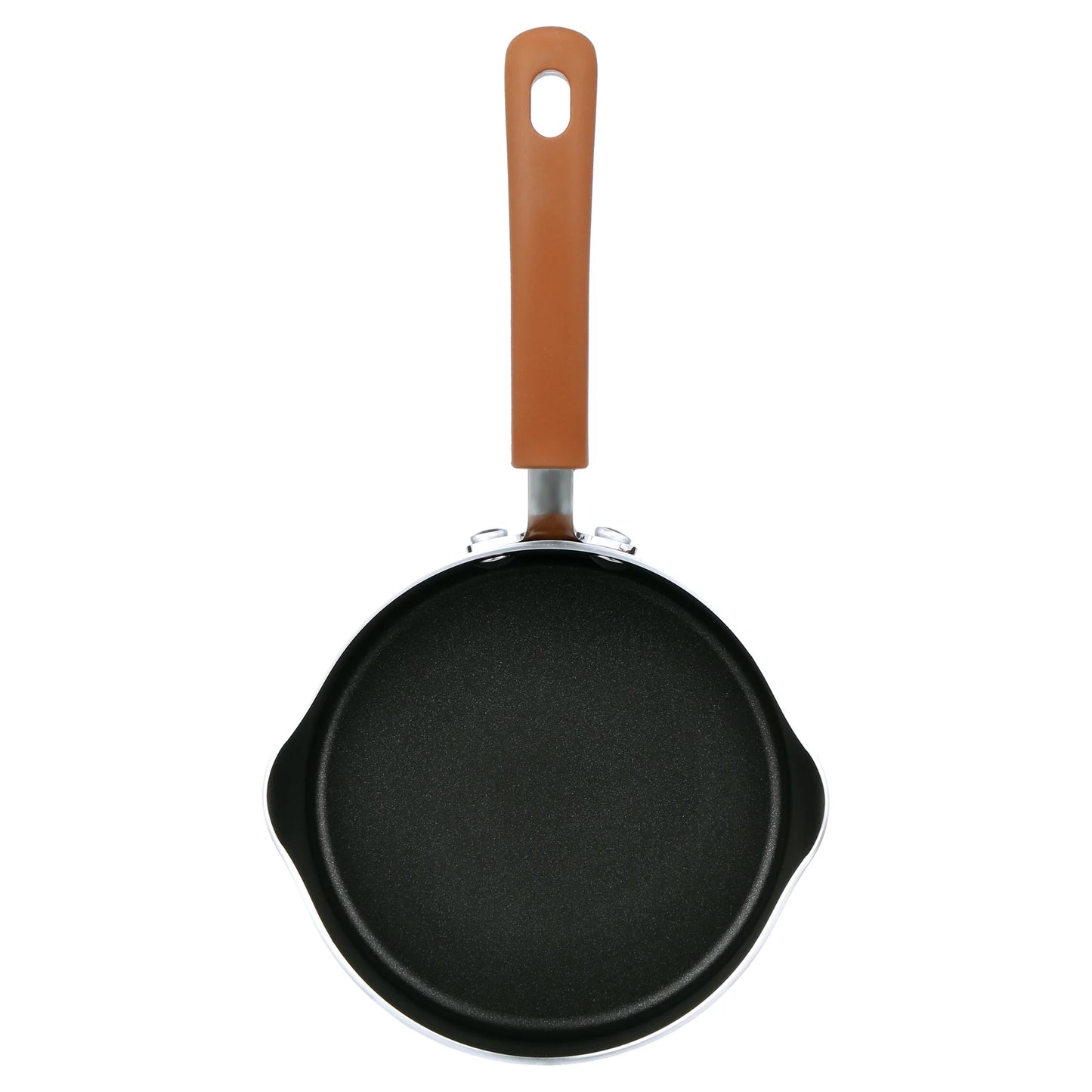 17 Piece Non-Stick Cookware Set, Pots & Pans with Foldable Knob, Space Saving, Stackable, Nylon Tools Set, Induction Base, Brown