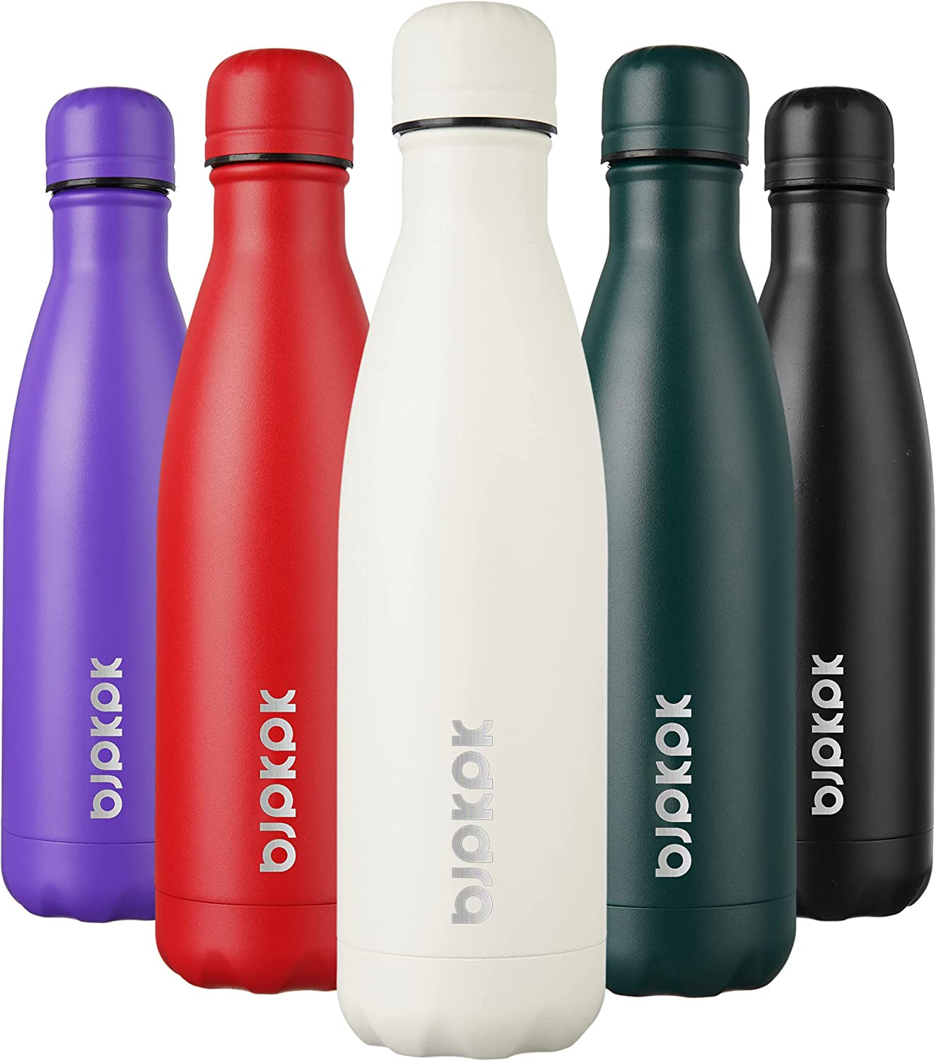 17Oz Insulated Stainless Steel Water Bottles,Sports Water Bottles Keep Cold for 24 Hours and Hot for 12 Hours,Bpa Free for Travel,Goldenrod