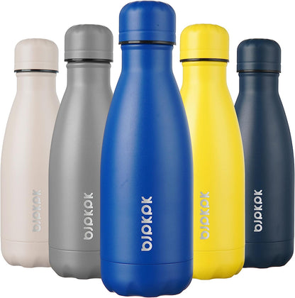 17Oz Insulated Stainless Steel Water Bottles,Sports Water Bottles Keep Cold for 24 Hours and Hot for 12 Hours,Bpa Free for Travel,Goldenrod