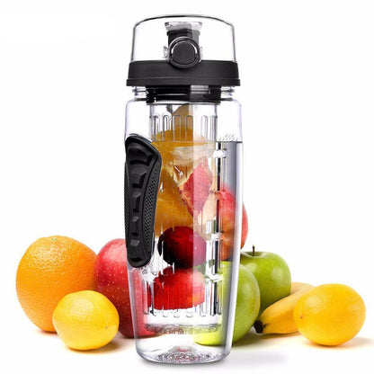Evogreen NEW 32Oz Fruit Infuser Water Bottle, BPA Free