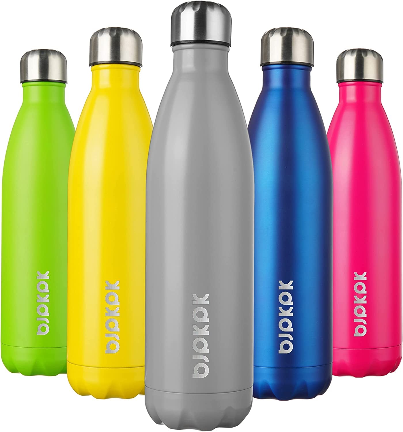 17Oz Insulated Stainless Steel Water Bottles,Sports Water Bottles Keep Cold for 24 Hours and Hot for 12 Hours,Bpa Free for Travel,Goldenrod