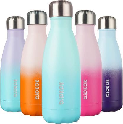 17Oz Insulated Stainless Steel Water Bottles,Sports Water Bottles Keep Cold for 24 Hours and Hot for 12 Hours,Bpa Free for Travel,Goldenrod