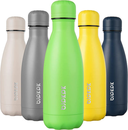 17Oz Insulated Stainless Steel Water Bottles,Sports Water Bottles Keep Cold for 24 Hours and Hot for 12 Hours,Bpa Free for Travel,Brick Red