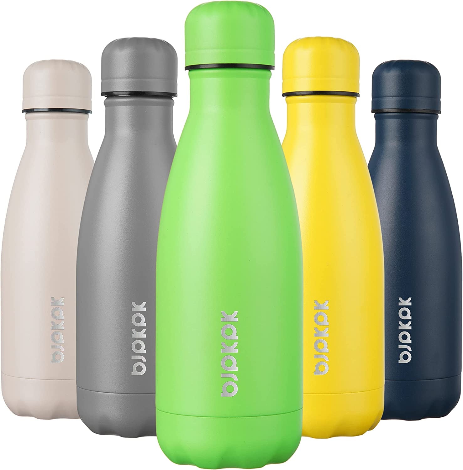 17Oz Insulated Stainless Steel Water Bottles,Sports Water Bottles Keep Cold for 24 Hours and Hot for 12 Hours,Bpa Free for Travel,Goldenrod