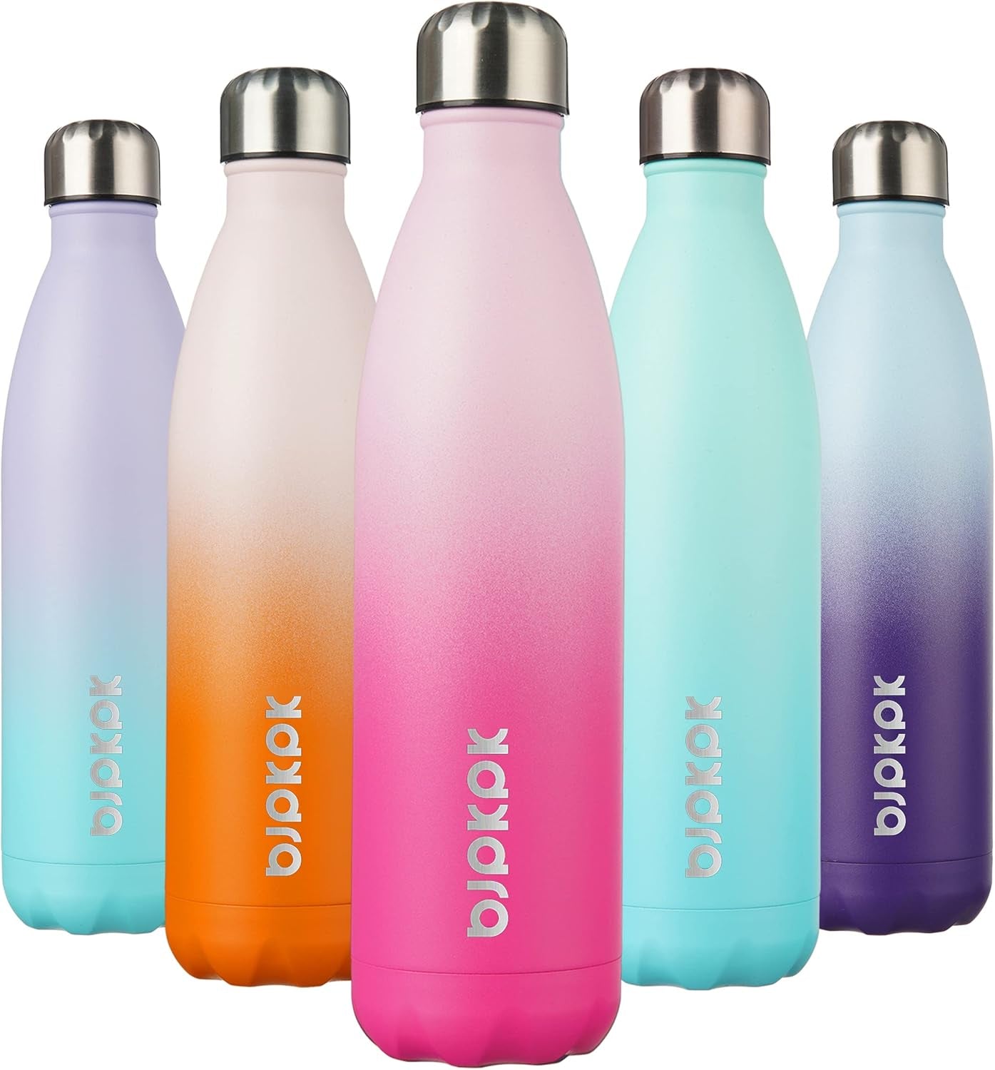17Oz Insulated Stainless Steel Water Bottles,Sports Water Bottles Keep Cold for 24 Hours and Hot for 12 Hours,Bpa Free for Travel,Goldenrod