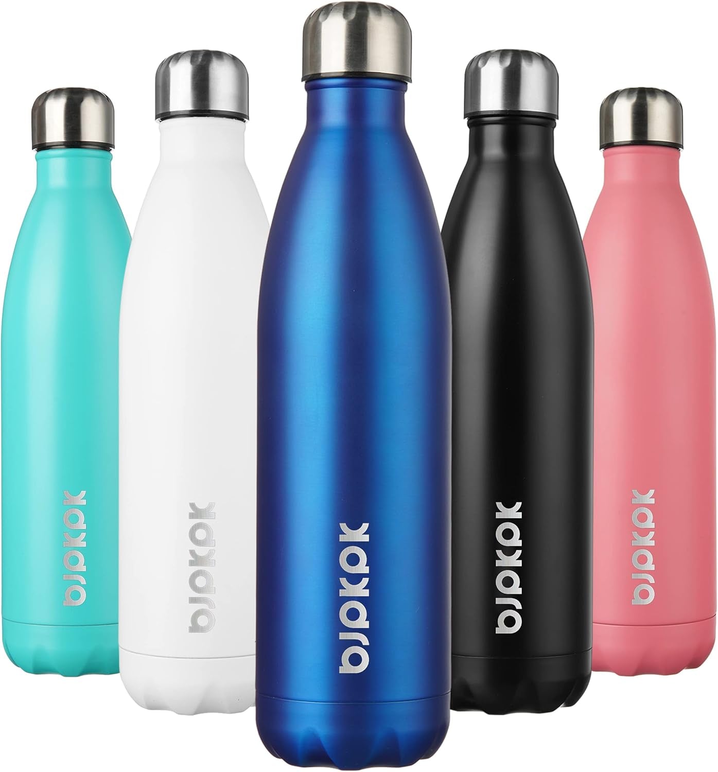 17Oz Insulated Stainless Steel Water Bottles,Sports Water Bottles Keep Cold for 24 Hours and Hot for 12 Hours,Bpa Free for Travel,Brick Red