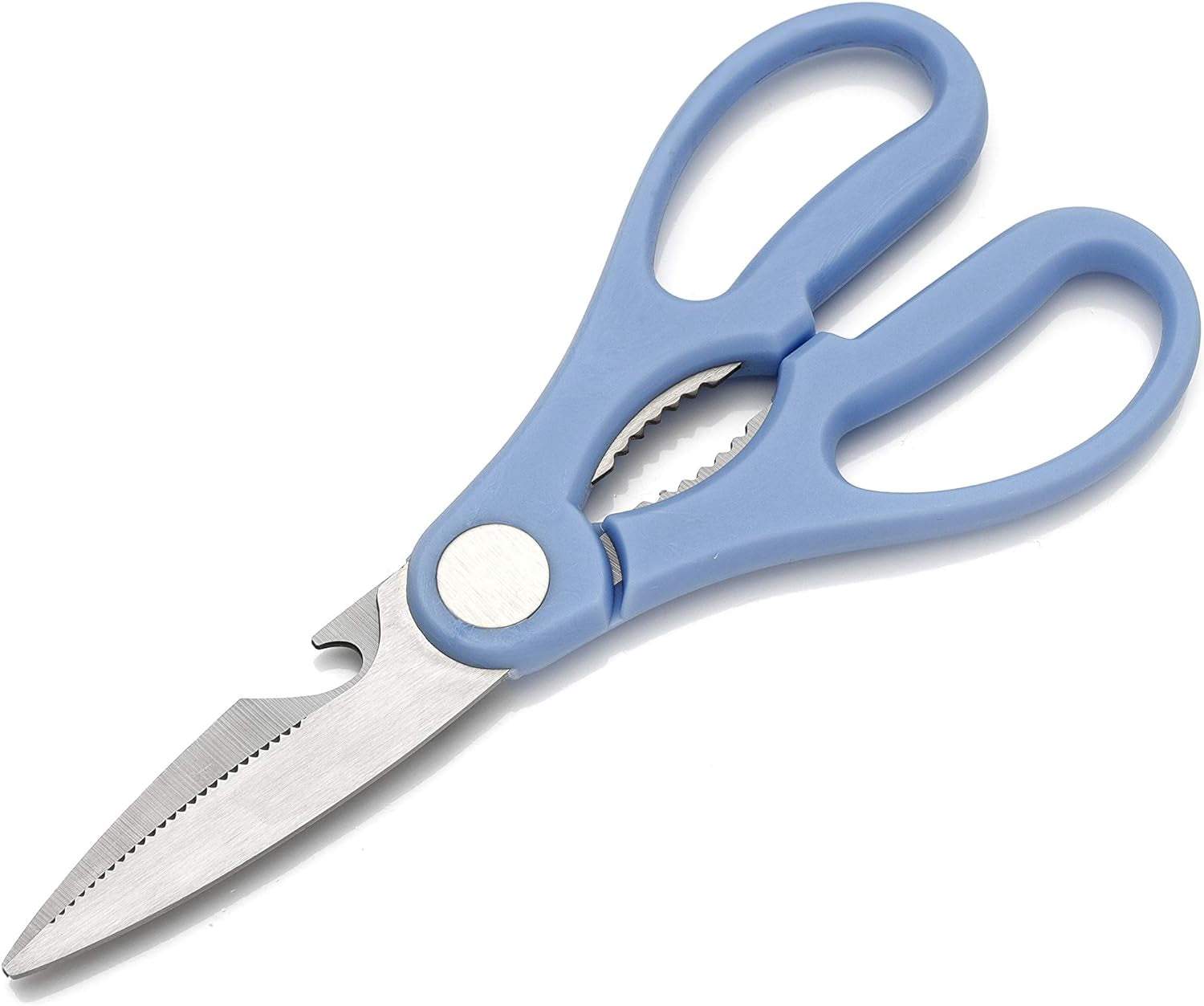 Kitchen Scissors for General Use Woman Kitchen Accessories Shears Heavy Duty Cooking Shears Left Handed Black Scissors Adults Sharp Utility Siccors for Food(B,1)