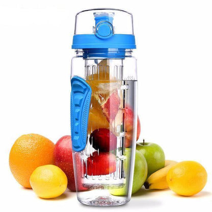 Evogreen NEW 32Oz Fruit Infuser Water Bottle, BPA Free