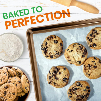Extra Large Nonstick Rimmed Cookie and Baking Sheets, Set of 2