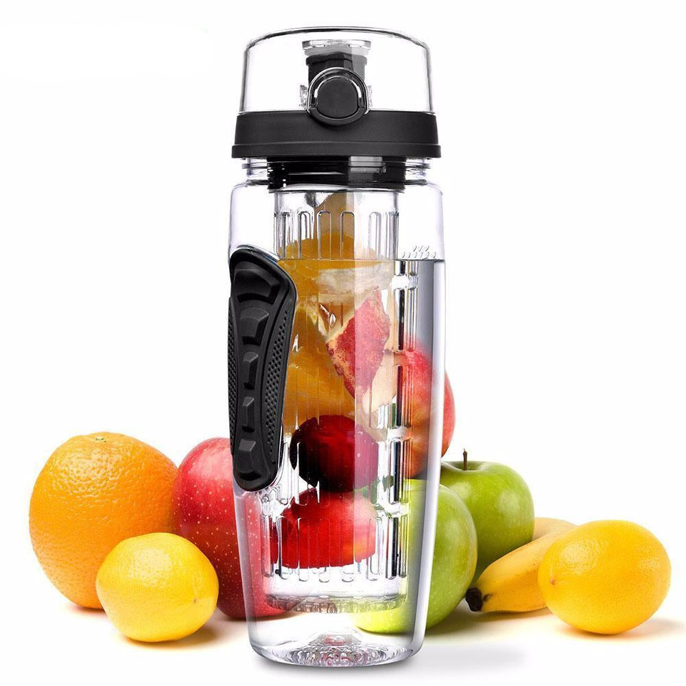 Evogreen NEW 32Oz Fruit Infuser Water Bottle, BPA Free