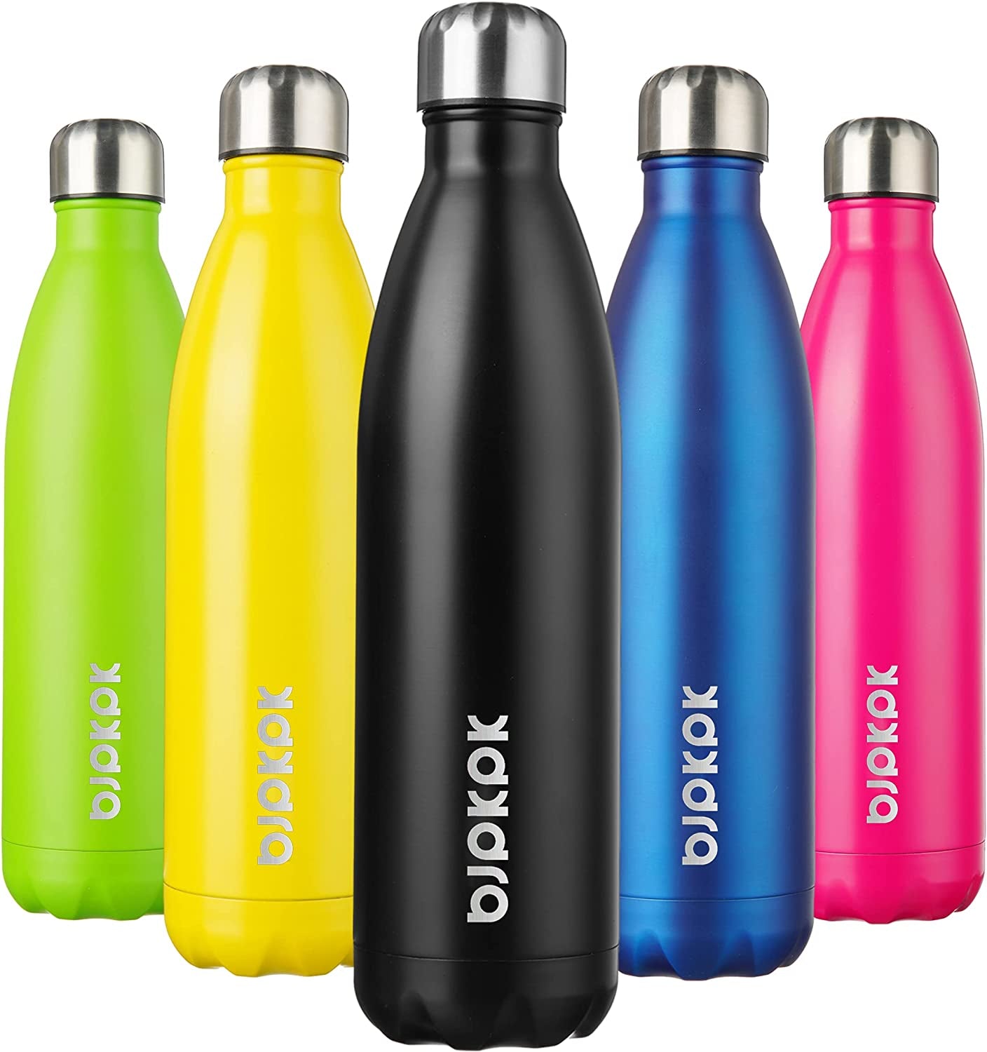 17Oz Insulated Stainless Steel Water Bottles,Sports Water Bottles Keep Cold for 24 Hours and Hot for 12 Hours,Bpa Free for Travel,Goldenrod